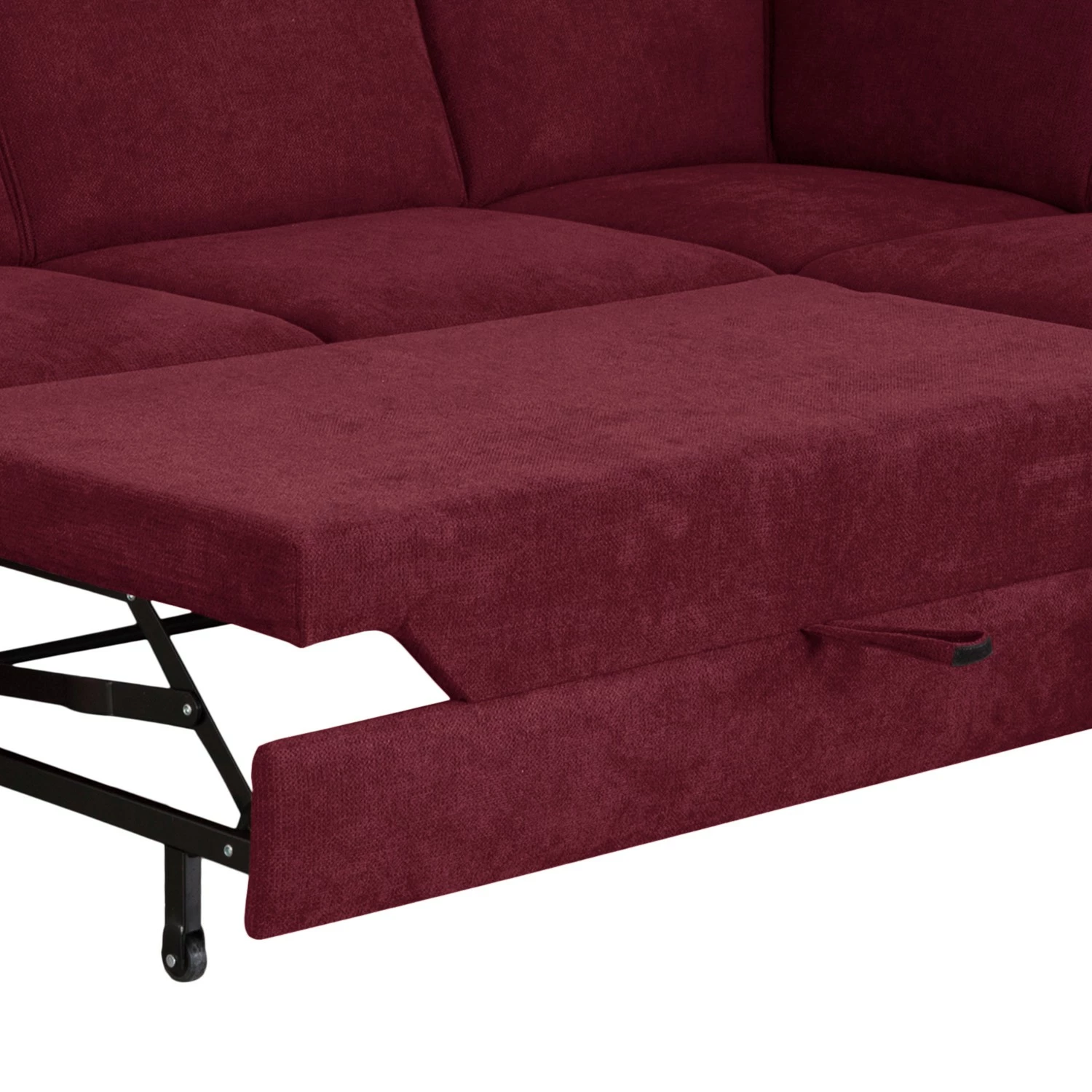 Fredriks Ecksofa Ford Point - Webstoff Palila: Beere - Ottomane davorstehend rechts - Mit Schlaffunktion 11 Fredriks Ecksofa Ford Point - Webstoff Palila: Beere - Ottomane davorstehend rechts - Mit Schlaffunktion – Bild 11