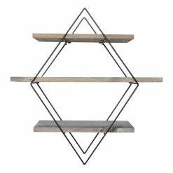 Red Living Wandregal Willes I - Fichte massiv / Metall - Fichte / Schwarz -Wohnzimmermöbel boutique en ligne 1000314861 211214 13383200087 DETAILS P000000001000314861