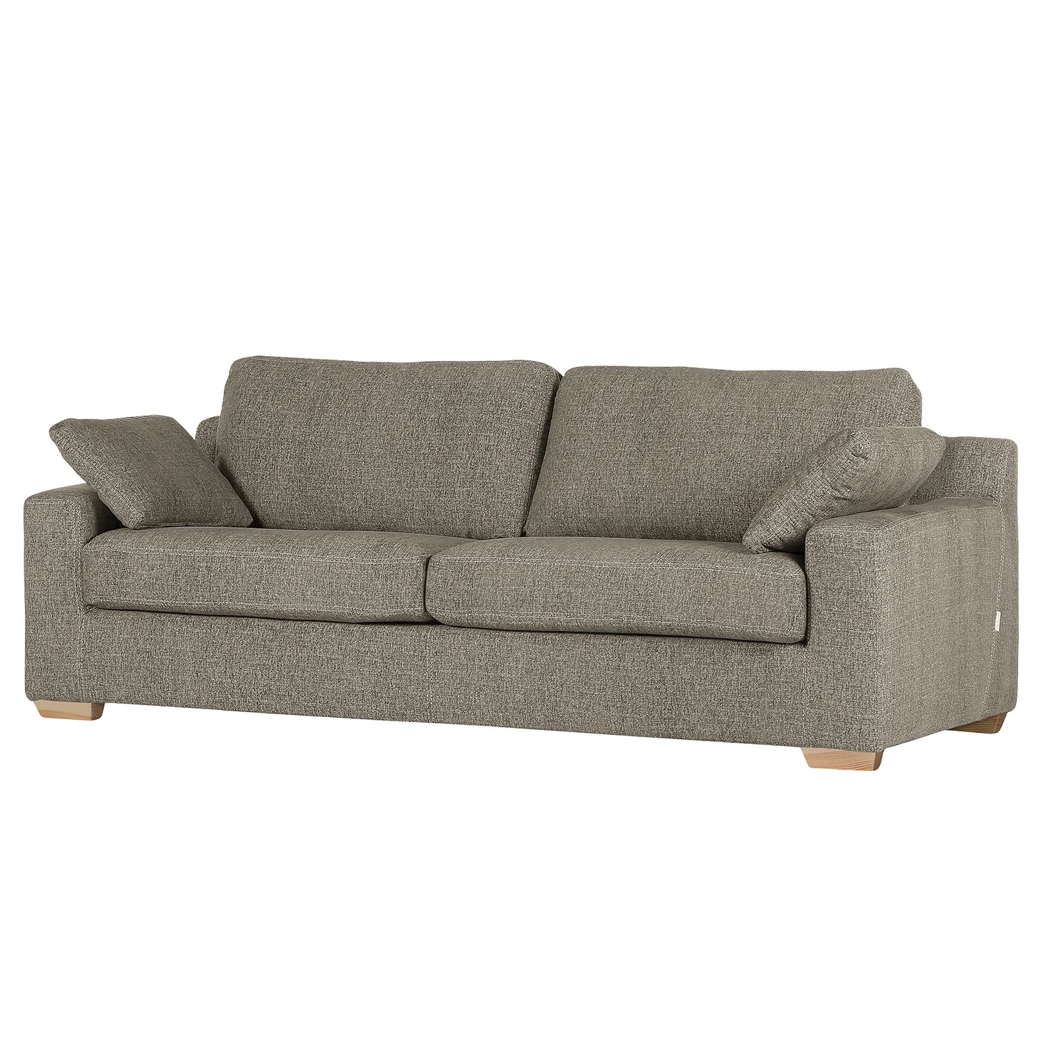 Loftscape Sofa Rene (3-Sitzer) - Flachgewebe Fabia: Grau 1 Loftscape Sofa Rene (3-Sitzer) - Flachgewebe Fabia: Grau