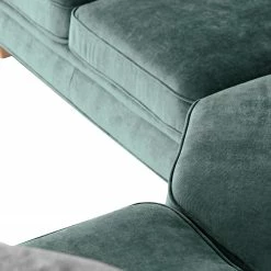 Ridgevalley Ecksofa Salvator II - Samt Saidy: Blaugrau - Ausrichtung rechts -Wohnzimmermöbel boutique en ligne 1000314925 220203 1653530060 DETAILS P000000001000314925