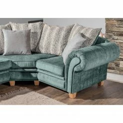 Ridgevalley Ecksofa Salvator II - Samt Saidy: Blaugrau - Ausrichtung rechts -Wohnzimmermöbel boutique en ligne 1000314925 220203 1653530070 DETAILS P000000001000314925