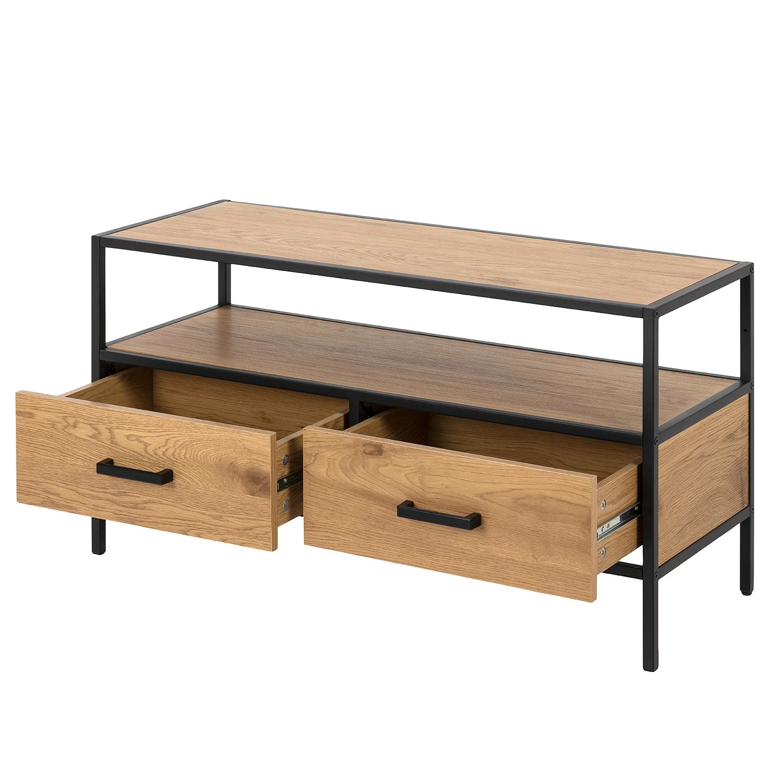 Red Living TV-Lowboard Coogee II - Wildeiche Dekor / Schwarz 4 Red Living TV-Lowboard Coogee II - Wildeiche Dekor / Schwarz – Bild 4