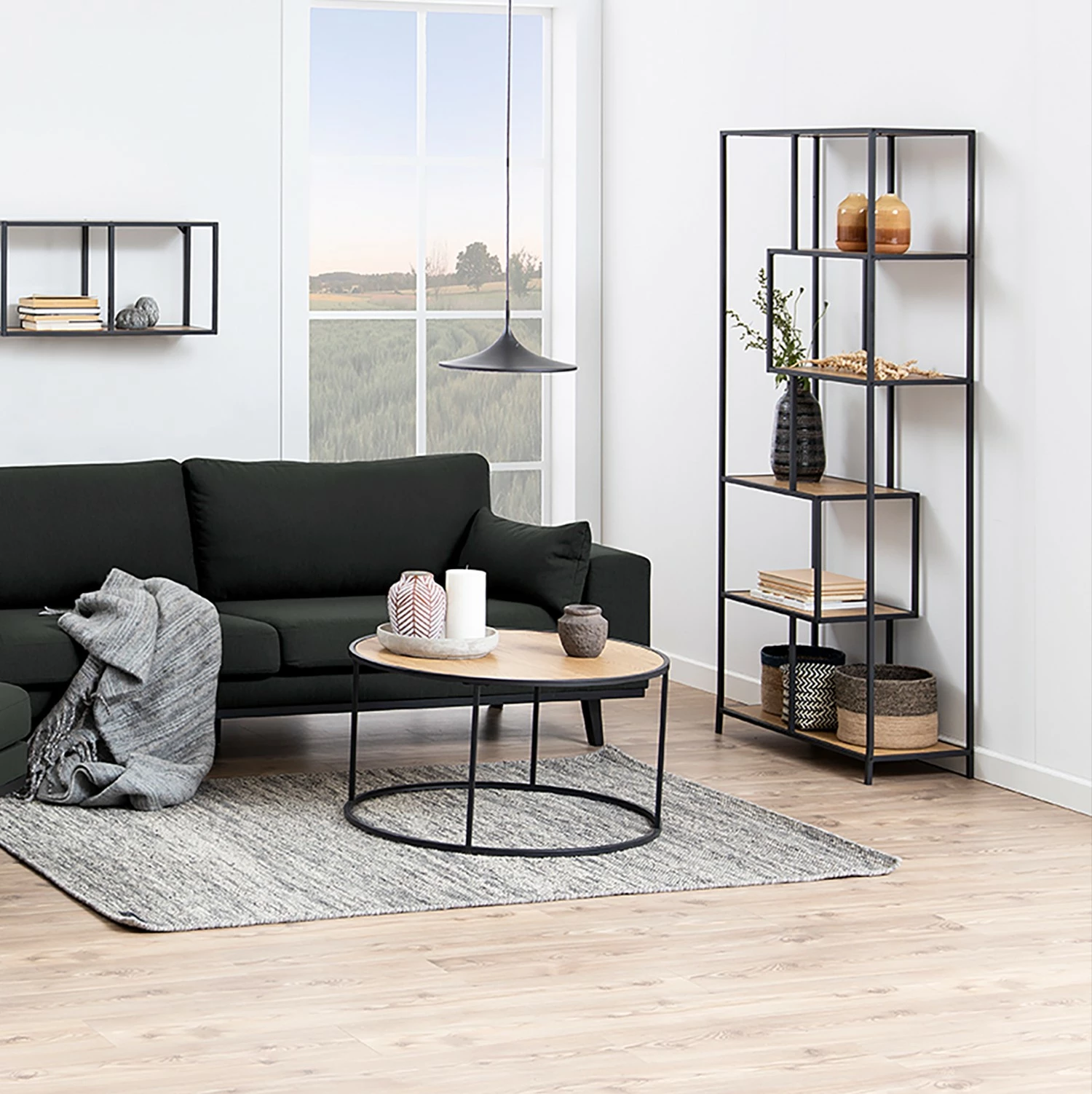 Red Living Couchtisch Coogee III - Wildeiche Dekor / Schwarz 6 Red Living Couchtisch Coogee III - Wildeiche Dekor / Schwarz – Bild 6