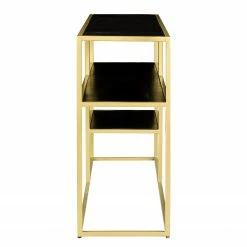 Jack & Alice Regal Nooble II - Mango massiv / Metall - Mango Schwarz / Gold -Wohnzimmermöbel boutique en ligne 1000315445 220427 050 DETAILS P000000001000315445