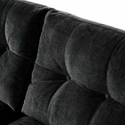 Loftscape Ecksofa Goodluck - Samt Saidy: Anthrazit - Ottomane davorstehend rechts -Wohnzimmermöbel boutique en ligne 1000315492 220112 17423100283 DETAILS P000000001000315492