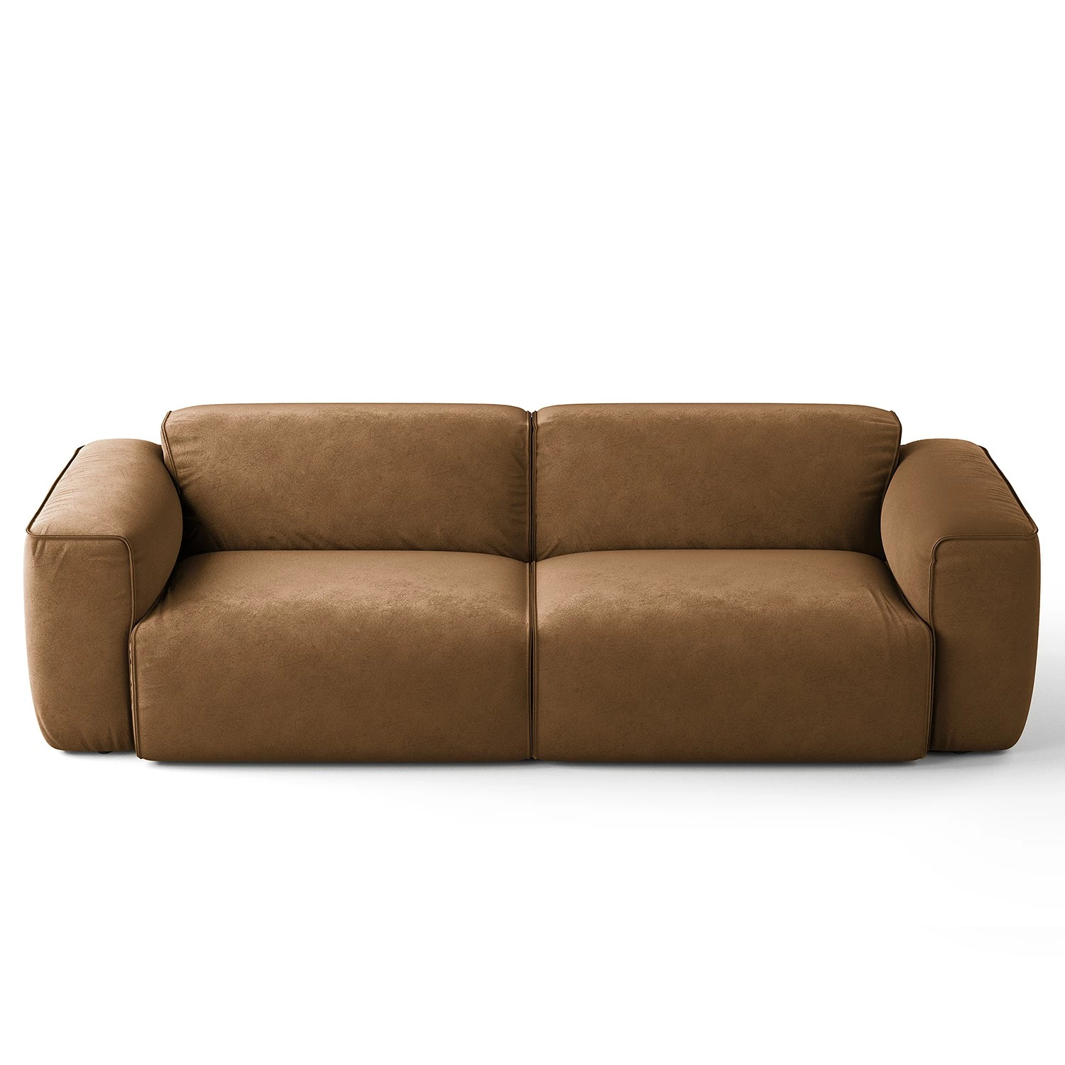 Studio Copenhagen 3-Sitzer Sofa HUDSON - Microfaser Teda: Braun 5 Studio Copenhagen 3-Sitzer Sofa HUDSON - Microfaser Teda: Braun – Bild 5