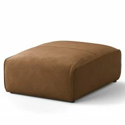 Studio Copenhagen Polsterhocker HUDSON - Microfaser Teda: Braun