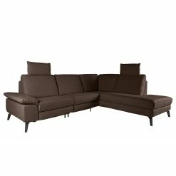ADA trendline Ecksofa Nando - Flachgewebe - Braun - Longchair davorstehend rechts - Elektrisch verstellbar: 2 Motoren mit Kabel -Wohnzimmermöbel boutique en ligne 1000316739 220303 030 DETAILS P000000001000316739