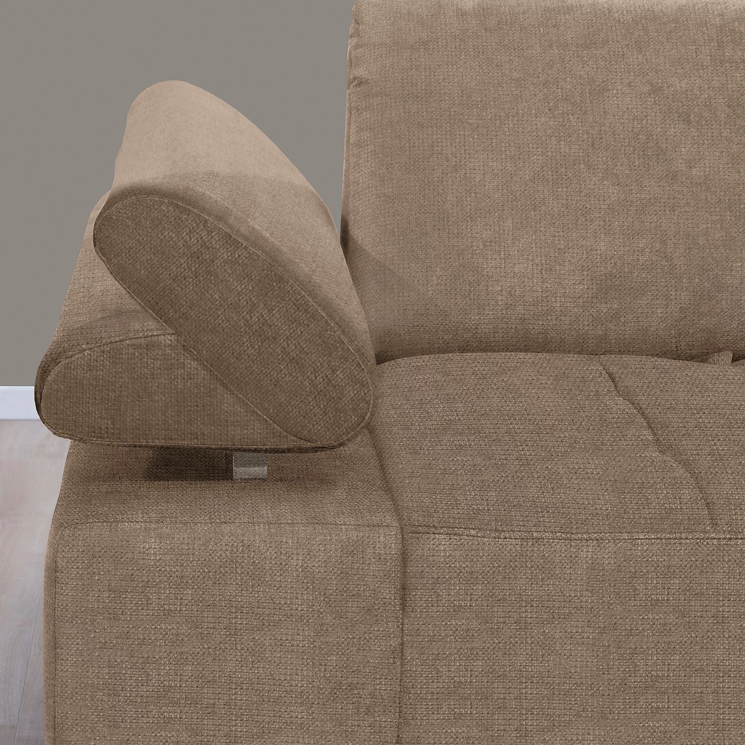 ADA trendline Ecksofa Neo - Webstoff - Hellbraun - Longchair davorstehend rechts 3 ADA trendline Ecksofa Neo - Webstoff - Hellbraun - Longchair davorstehend rechts – Bild 3