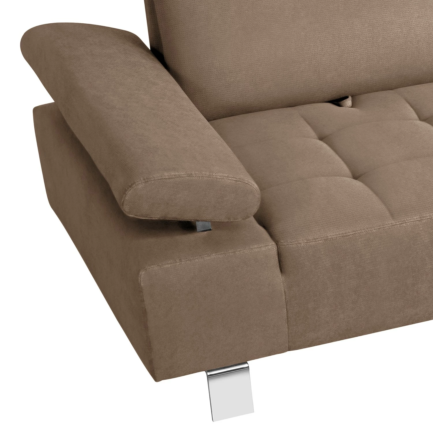 ADA trendline Ecksofa Neo - Webstoff - Hellbraun - Longchair davorstehend rechts 8 ADA trendline Ecksofa Neo - Webstoff - Hellbraun - Longchair davorstehend rechts – Bild 8