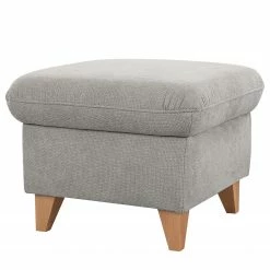 Loftscape Polsterhocker Gothem - Webstoff Palila: Granit