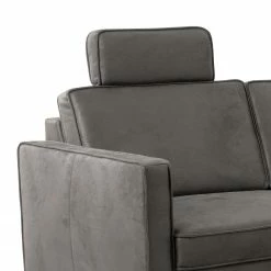 Loftscape Ecksofa Godow II - Microfaser Flavie: Grau - Longchair davorstehend rechts 13 Loftscape Ecksofa Godow II - Microfaser Flavie: Grau - Longchair davorstehend rechts -Wohnzimmermöbel boutique en ligne 1000317137 220120 11560001229 DETAILS P000000001000317137