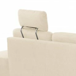 Loftscape Wohnlandschaft Gothem - Webstoff Palila: Creme - Ottomane davorstehend rechts - Mit Schlaffunktion -Wohnzimmermöbel boutique en ligne 1000317140 220120 11560301289 DETAILS P000000001000317140