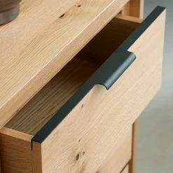 Loftscape Sideboard Limoges - Echtholzfurnier / Metall - Eiche / Schwarz -Wohnzimmermöbel boutique en ligne 1000319435 220107 101929000125 DETAILS P000000001000319435