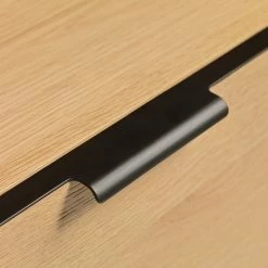 Loftscape Sideboard Limoges - Echtholzfurnier / Metall - Eiche / Schwarz -Wohnzimmermöbel boutique en ligne 1000319435 220107 101929000129 DETAILS P000000001000319435