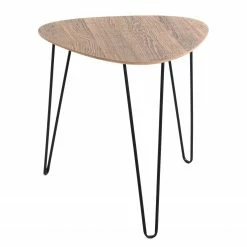 Red Living Beistelltisch Booragoon I - Metall - Eiche Dekor / Schwarz