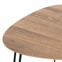 Red Living Beistelltisch Booragoon I - Metall - Eiche Dekor / Schwarz -Wohnzimmermöbel boutique en ligne 1000319826 220112 121226000044 DETAILS P000000001000319826