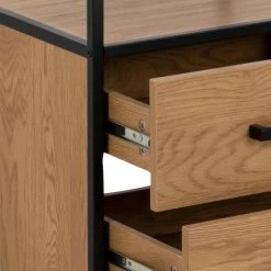 Red Living Regal Coogee XIII - Wildeiche Dekor / Schwarz -Wohnzimmermöbel boutique en ligne 1000325233 220118 14022400155 DETAILS P000000001000325233