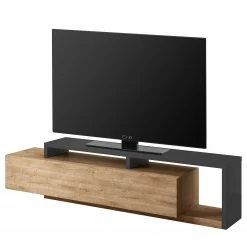 Loftscape TV-Lowboard Littor - Eiche Dekor / Anthrazit