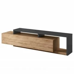 Loftscape Wohnwand Littor (3-teilig) - inkl. Beleuchtung - Eiche Dekor / Anthrazit -Wohnzimmermöbel boutique en ligne 1000327453 220125 13413000050 DETAILS P000000001000327453