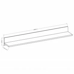 Loftscape Wohnwand Tyfta II (4-teilig) - Hochglanz Weiß -Wohnzimmermöbel boutique en ligne 1000327455 220125 134133000503 SKETCH DETAILS P000000001000327455 sketch