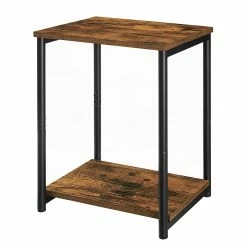 Red Living Beistelltisch Uberto - Braun / Schwarz