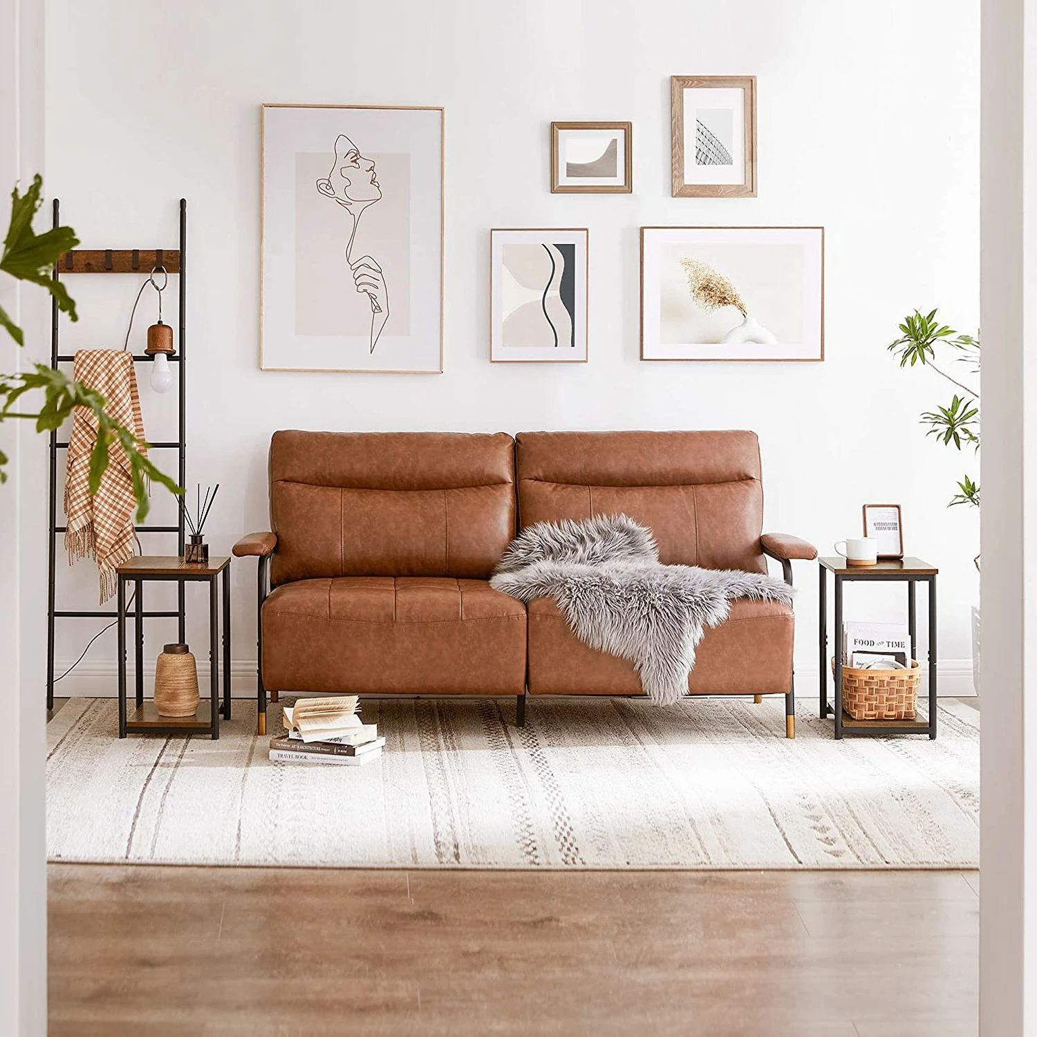 Red Living Beistelltisch Uberto - Braun / Schwarz 4 Red Living Beistelltisch Uberto - Braun / Schwarz – Bild 4