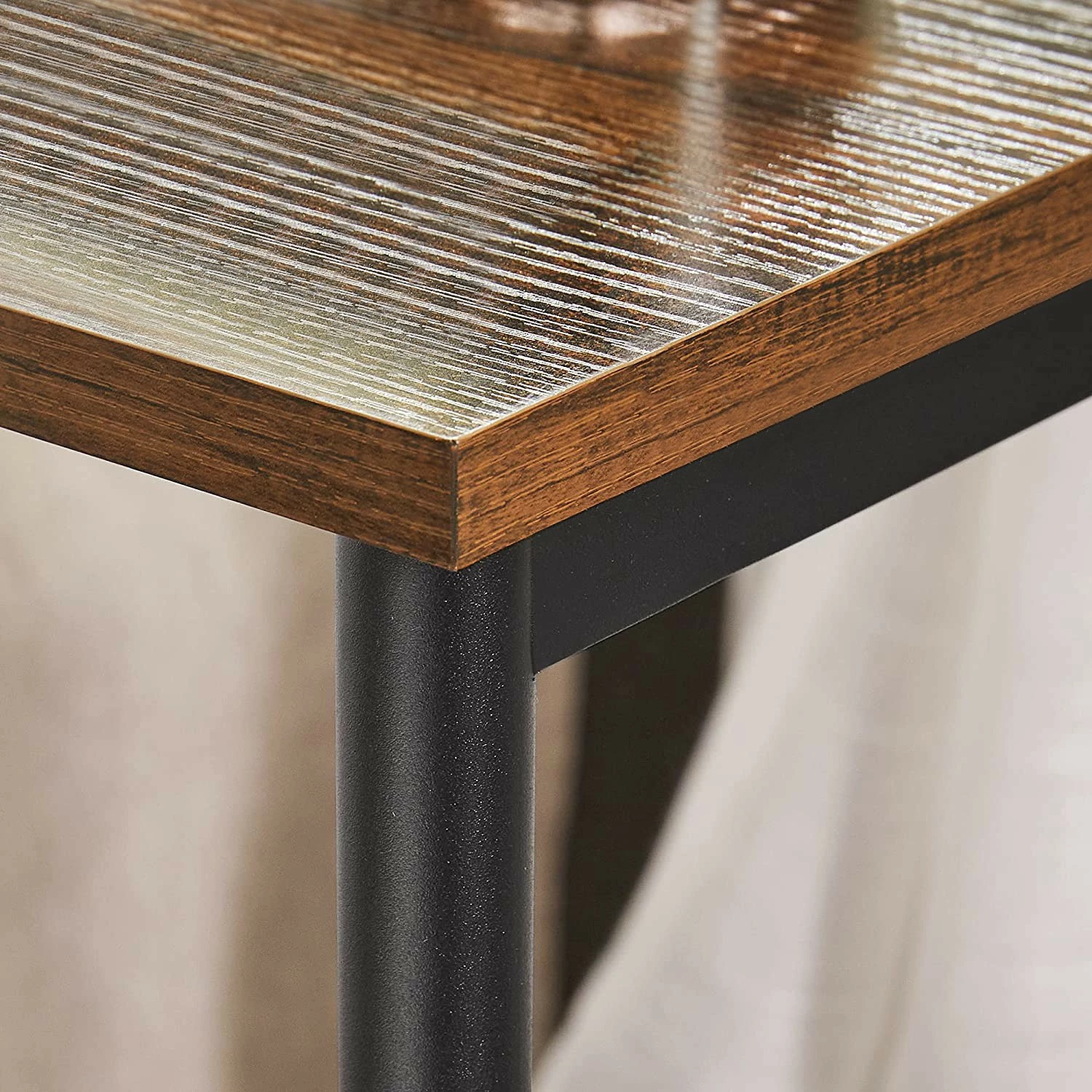 Red Living Beistelltisch Uberto - Braun / Schwarz 8 Red Living Beistelltisch Uberto - Braun / Schwarz – Bild 8