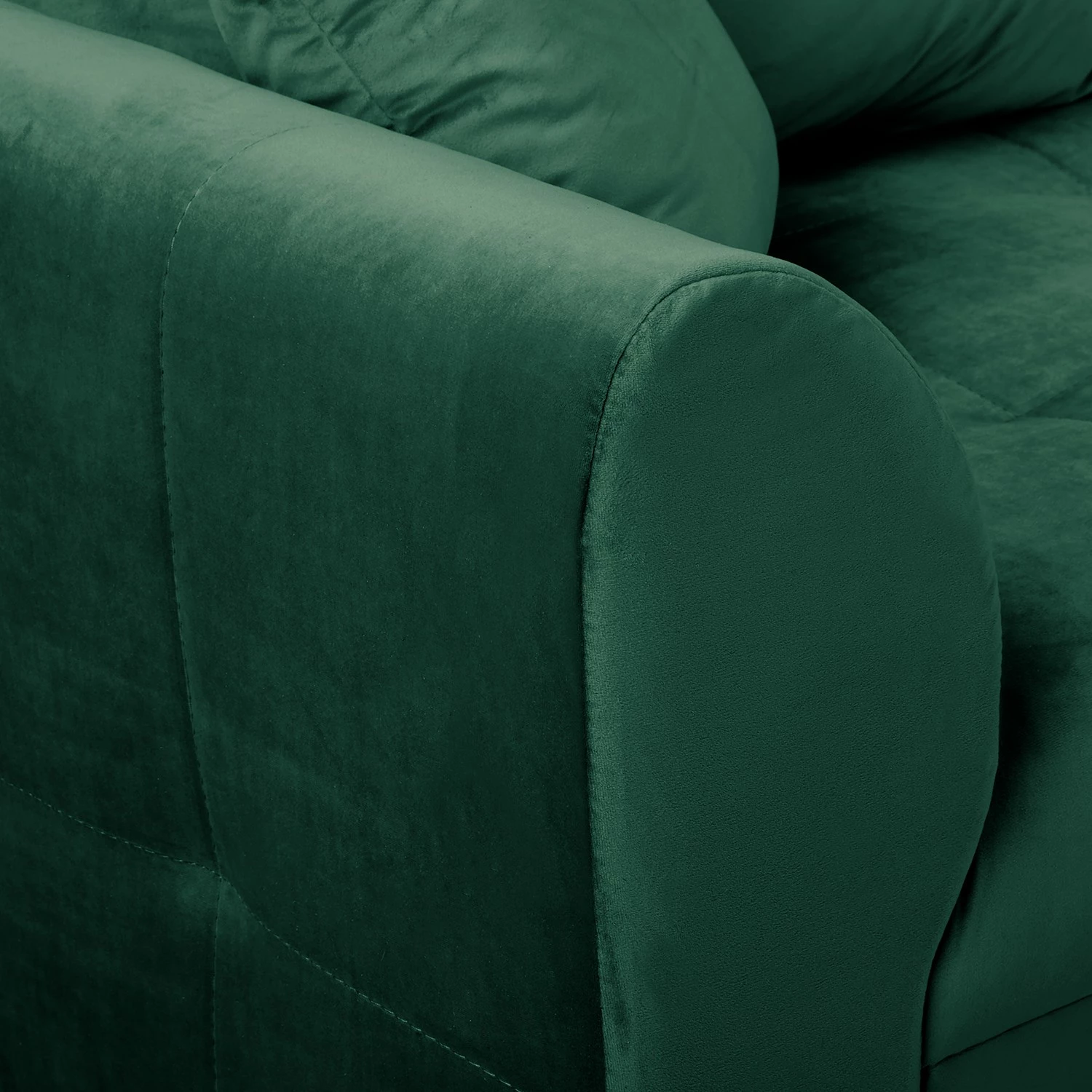 Norrwood Ecksofa Meyford - Samt Ravi: Antikgrün - Ottomane davorstehend rechts - Mit Hocker 22 Norrwood Ecksofa Meyford - Samt Ravi: Antikgrün - Ottomane davorstehend rechts - Mit Hocker – Bild 22