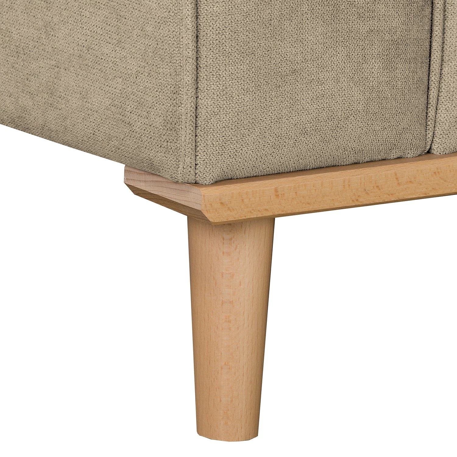 Norrwood Ecksofa Nante - Microfaser Enza: Creme - Ottomane davorstehend rechts 14 Norrwood Ecksofa Nante - Microfaser Enza: Creme - Ottomane davorstehend rechts – Bild 14