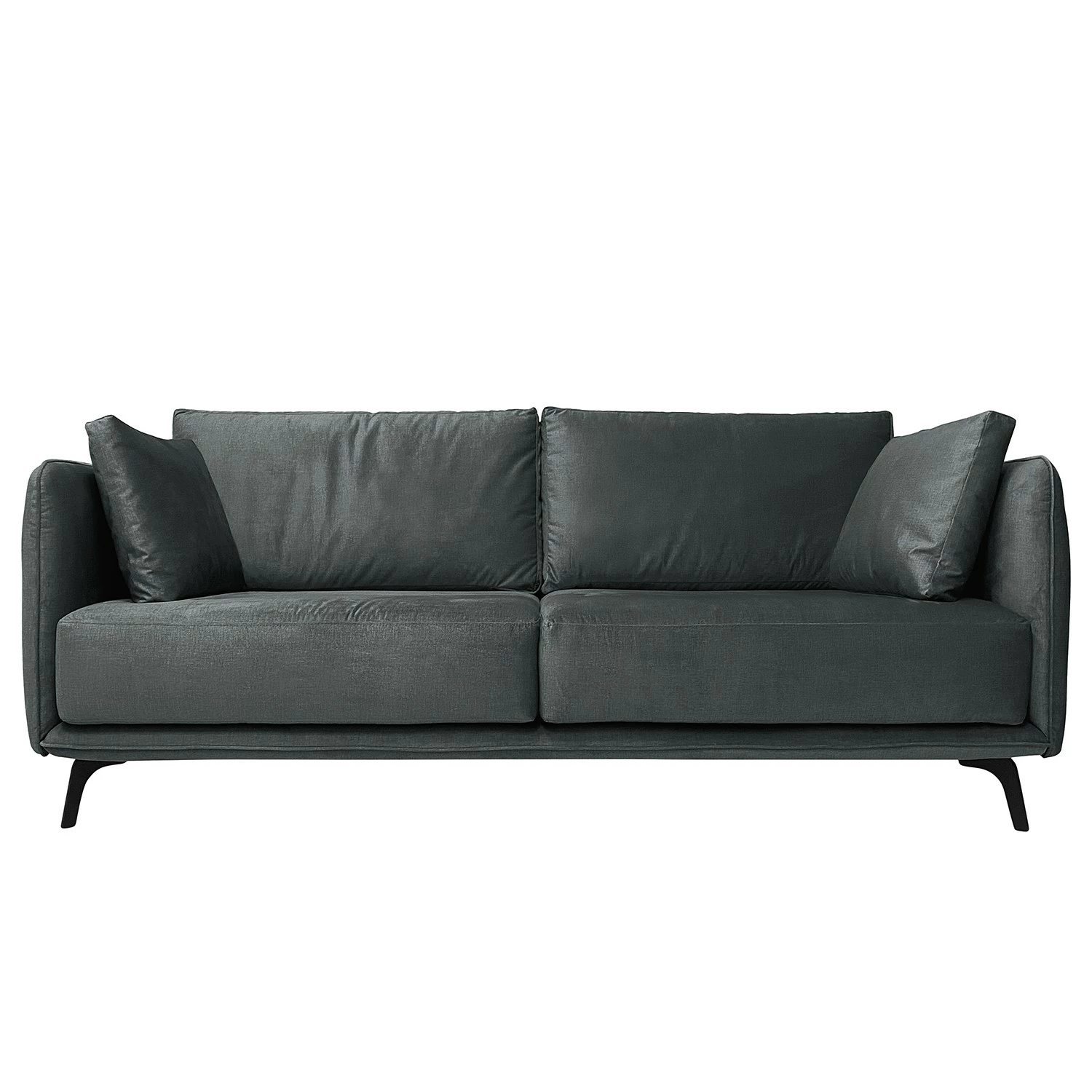 Norrwood Sofa Frederike (2,5-Sitzer) - Microfaser Faria: Dunkelgrau 2 Norrwood Sofa Frederike (2,5-Sitzer) - Microfaser Faria: Dunkelgrau – Bild 2