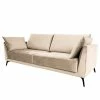 Norrwood Sofa Gobabis (3,5-Sitzer) - Samt Ravi: Creme