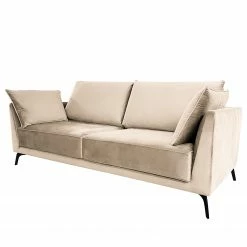 Norrwood Sofa Gobabis (3-Sitzer) - Samt Ravi: Creme