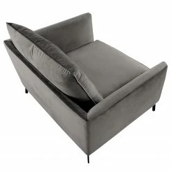 Norrwood Sofa Gobabis (1,5-Sitzer) - Samt Ravi: Taupe -Wohnzimmermöbel boutique en ligne 1000330848 220214 070 DETAILS P000000001000330848