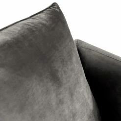 Norrwood Sofa Gobabis (1,5-Sitzer) - Samt Ravi: Taupe -Wohnzimmermöbel boutique en ligne 1000330848 220214 100 DETAILS P000000001000330848