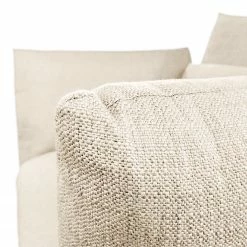 Loftscape XL Sessel Olympus - Webstoff Polly: Hochglanz Beige -Wohnzimmermöbel boutique en ligne 1000330868 220214 090 DETAILS P000000001000330868