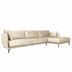 Norrwood Ecksofa Frederike - Microfaser Faria: Kashmir - Longchair davorstehend rechts