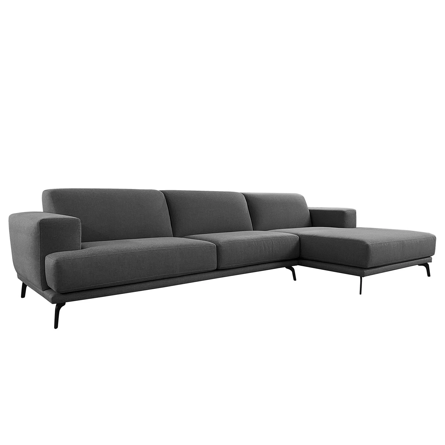 Norrwood Ecksofa Asia - Webstoff Inas: Basalt - Longchair davorstehend rechts 1 Norrwood Ecksofa Asia - Webstoff Inas: Basalt - Longchair davorstehend rechts