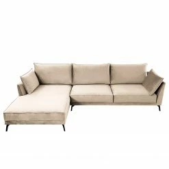 Norrwood Ecksofa Gobabis - Samt Ravi: Creme - Longchair davorstehend links 19 Norrwood Ecksofa Gobabis - Samt Ravi: Creme - Longchair davorstehend links -Wohnzimmermöbel boutique en ligne 1000330916 220214 080 DETAILS P000000001000330916