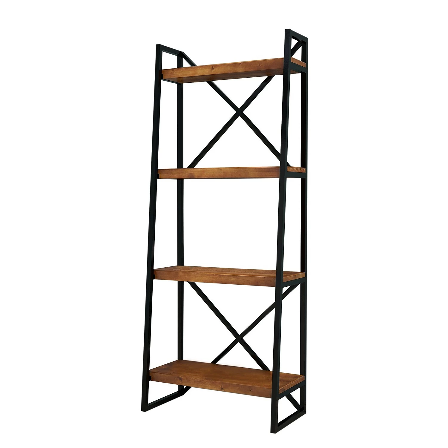 Red Living Regal Wilga - Kiefer massiv / Metall - Kiefer / Schwarz 1 Red Living Regal Wilga - Kiefer massiv / Metall - Kiefer / Schwarz