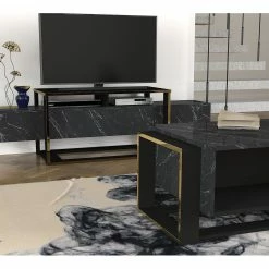 Loftscape Couchtisch Board Luca - Marmor Schwarz Dekor / Gold 10 Loftscape Couchtisch Board Luca - Marmor Schwarz Dekor / Gold -Wohnzimmermöbel boutique en ligne 1000333647 220302 021 MOOD DETAILS P000000001000333647 mood