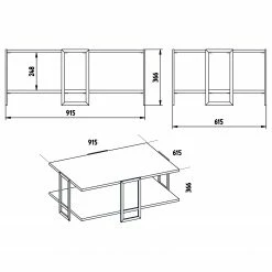 Loftscape Couchtisch Pisek - Marmor Weiß Dekor / Gold 9 Loftscape Couchtisch Pisek - Marmor Weiß Dekor / Gold -Wohnzimmermöbel boutique en ligne 1000333657 220302 500 SKETCH DETAILS P000000001000333657 sketch