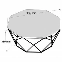Loftscape Couchtisch Comtash - Marmor Schwarz Dekor -Wohnzimmermöbel boutique en ligne 1000333670 220302 500 SKETCH DETAILS P000000001000333670 sketch
