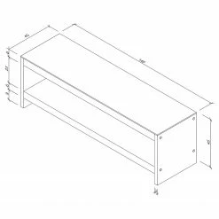Loftscape TV-Rack Mömbris - Glas / Walnuss massiv - Rauchgrau 9 Loftscape TV-Rack Mömbris - Glas / Walnuss massiv - Rauchgrau -Wohnzimmermöbel boutique en ligne 1000333671 220302 500 SKETCH DETAILS P000000001000333671 sketch
