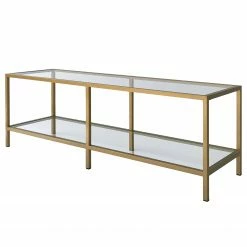 Loftscape TV-Rack Nibas - Glas / Metall - Gold
