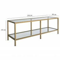 Loftscape TV-Rack Nibas - Glas / Metall - Gold 17 Loftscape TV-Rack Nibas - Glas / Metall - Gold -Wohnzimmermöbel boutique en ligne 1000333693 220302 500 SKETCH DETAILS P000000001000333693 sketch