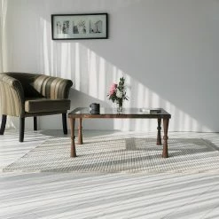 Ars Natura Couchtisch Donatella - Glas / Walnuss massiv - Rauchschwarz / Walnuss -Wohnzimmermöbel boutique en ligne 1000333698 220302 026 MOOD DETAILS P000000001000333698 mood