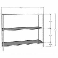 Loftscape Konsolentisch Nordkisa - Glas / Metall - Gold -Wohnzimmermöbel boutique en ligne 1000333708 220302 500 SKETCH DETAILS P000000001000333708 sketch
