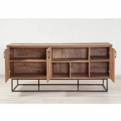 Red Living Sideboard Yopal II - Metall - Kiefer Dekor / Schwarz -Wohnzimmermöbel boutique en ligne 1000333724 220302 023 MOOD DETAILS P000000001000333724 mood