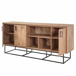 Red Living Sideboard Yopal II - Metall - Kiefer Dekor / Schwarz -Wohnzimmermöbel boutique en ligne 1000333724 220302 030 DETAILS P000000001000333724